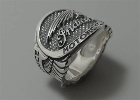 New ftr lineup tuned for optimal street performance. AMERICAN MOTORCYCLE INDIAN BIKER RING from STERLING SILVER ...