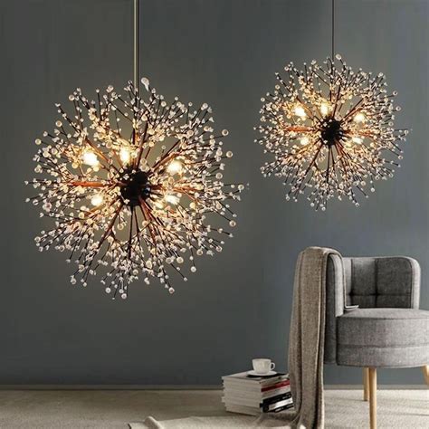 Dandelion Fireworks Modern Pendant Ceiling Lamps Loft For The Kitchen