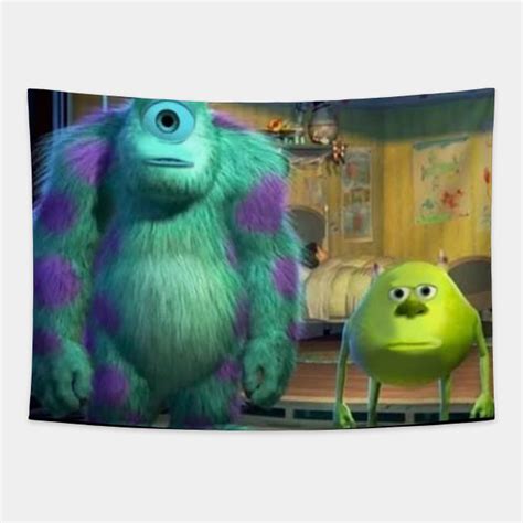 Easily add text to images or memes. Mike Wazowski and Sully Face Swap Meme - Meme - Tapestry ...