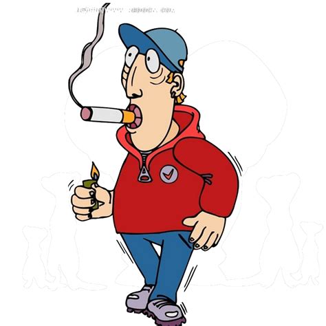 woman smoking cigarette clip art