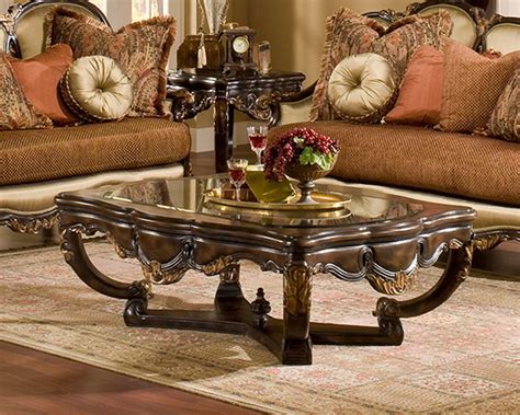 Benettis Coffee Table In Traditional Style Abrianna Btab010
