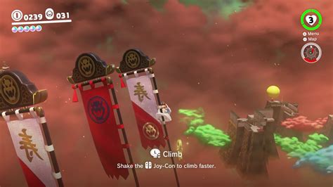 Super Mario Odyssey Bowsers Kingdom Moon 52 Jumping From Flag To