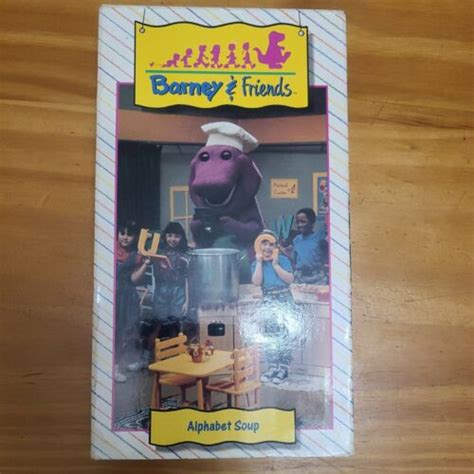 Barney And Friends Alphabet Soup 1992 Vhs Time Life Rare Ebay