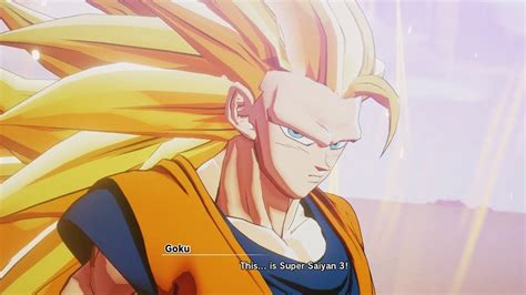You can't actually beat him, but you have to stop his super attack at the end of battle of you. Dragon Ball Z Kakarot - Goku Turns Into Super Saiyan 3 ...
