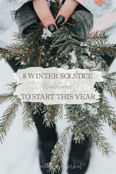 8 Winter Solstice Traditions To Start This Year Growing Up Herbal Winter Solstice Traditions