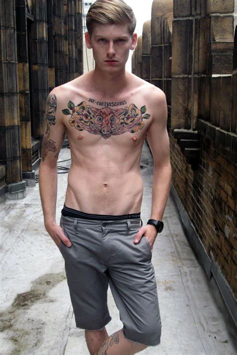 Tattoo Model Polaroids Skinny Guys Inked Men Males Male Models Mens Hairstyles Hot Guys