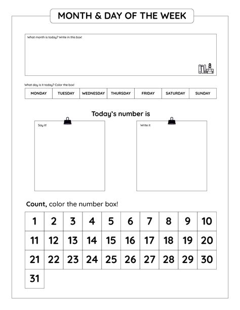 Preschool Calendars 10 Free Pdf Printables Printablee