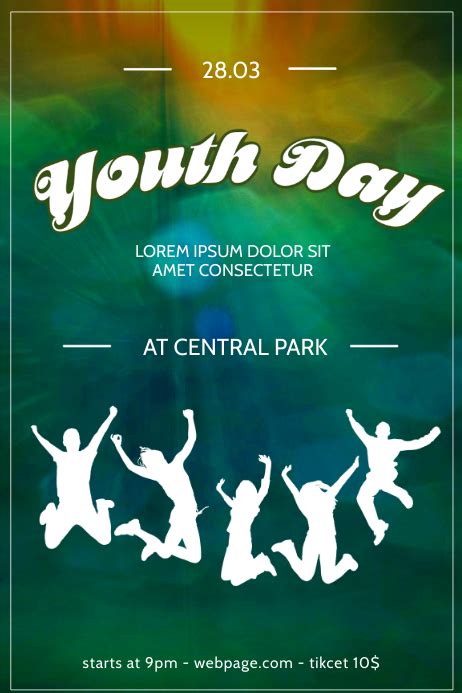 Youth Day Flyer Template Postermywall
