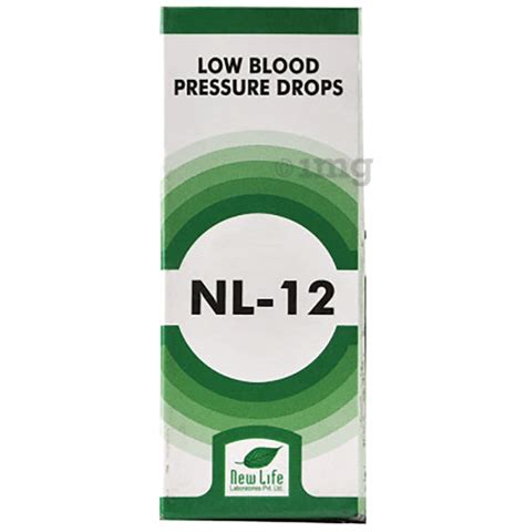 New Life Nl 12 Low Blood Pressure Drop Buy Bottle Of 300 Ml Drop At