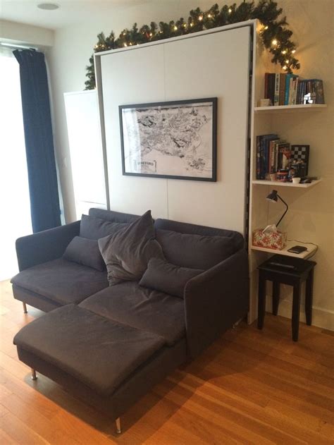 This allowed me to select 4 ikea standard sized doors to finish the cabinet with. DIY Wall Bed/Sofa/Cabinet/Shelf Combo | Murphy bed couch ...