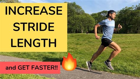 Increasing Stride Length For Speed Run Faster With Better Technique
