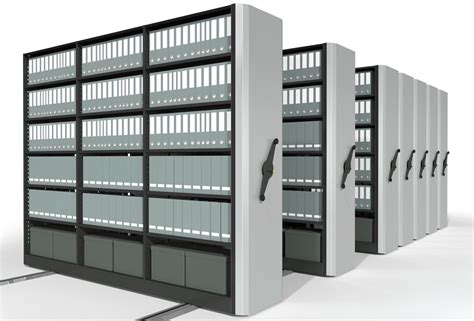 Dromeas Sliding Tracked Storage System Siris Archiving System