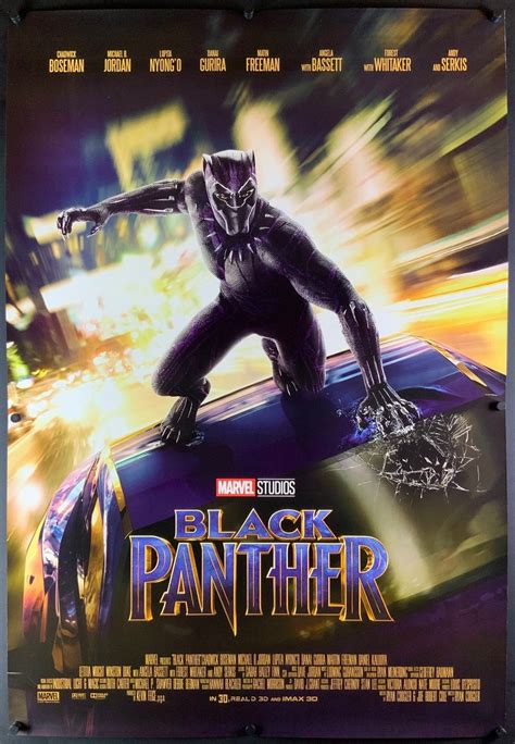 Black Panther 2018 Original Movie Poster Art Of The Movies