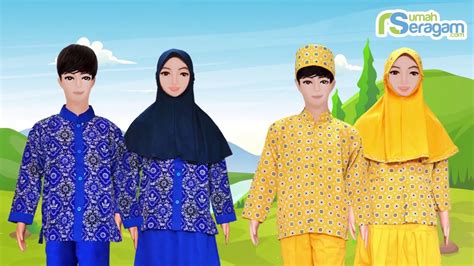 Model Seragam Anak Tk Muslim Batik Terbaru Youtube