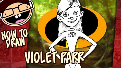 How To Draw Violet Parr Incredibles 2 Narrated Easy Step By Step