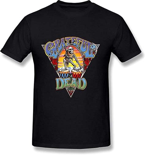 The Grateful Dead T Shirt Top Tee Camiseta Short Sleeve For Men Black L Uk Clothing