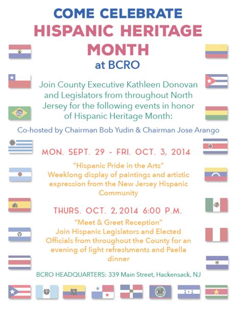 Celebrating Hispanic Heritage Month At Bcro “hispanic Pride In The Arts” Bcro