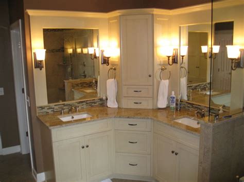 Image Credit Design Studio For Cabinetry Corner Bathroom Vanity