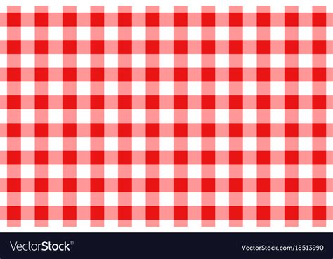 Chequer) is a pattern of modified stripes consisting of crossed horizontal and vertical lines which form squares. Red and white gingham tablecloth seamless pattern Vector Image