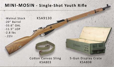 Keystone Announces The New Mini Mosin Nagant 9130 22lr Youth Rifle