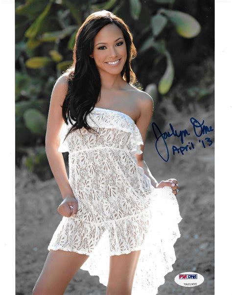 Jaslyn Ome Signed X Photo April Playboy Playmate Picture Auto Psa Dna Certified
