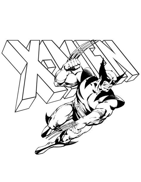 Please consider supporting my art by becoming a patron. X men coloring pages to download and print for free