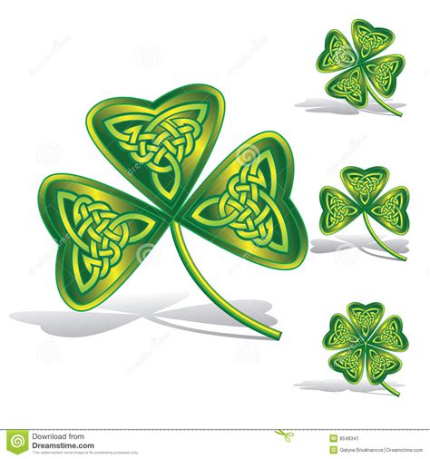 Celtic Four Leaf Clover Tattoo