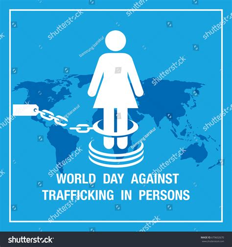 world day against trafficking persons banner stock vector royalty free 679602670 shutterstock