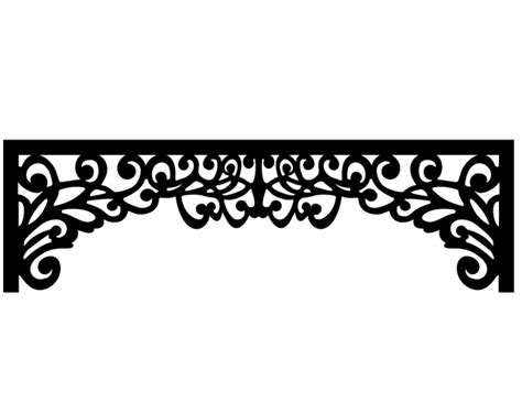 Laser Cut Floral Border Design 33 Free Dxf File Free Download Dxf