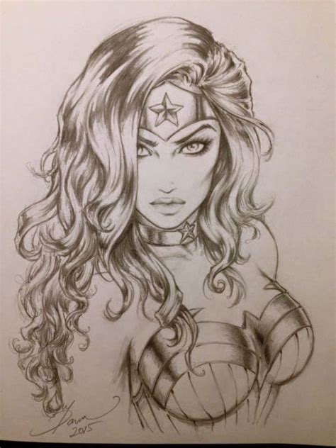 40 Magical Superhero Pencil Drawings Bored Art Wonder Woman Art Female Art Sketches