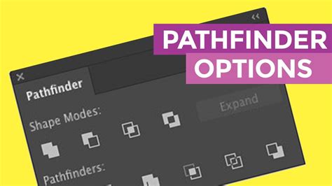 How To Use The Pathfinder Options In Adobe Illustrator 2020 YouTube