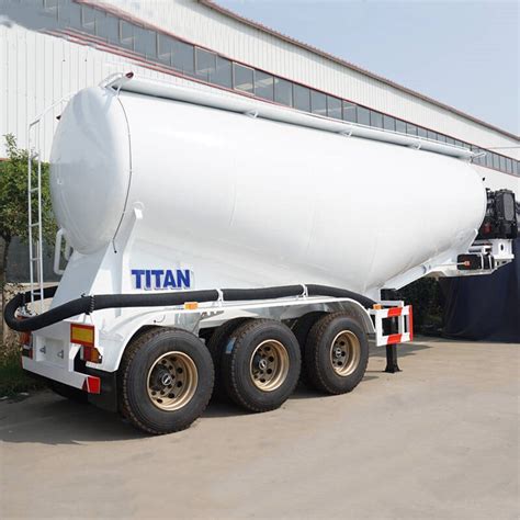 Pneumatic Dry Bulk Cement Sand Tank Trailers For Sale By Professional