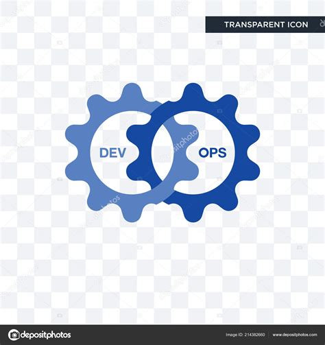 Devops Vector Icon Isolated On Transparent Background Devops Lo Stock Vector Image By