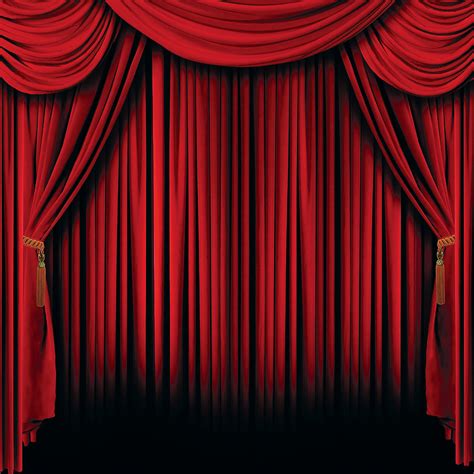 Red Curtain 6 Ft By 6 Ft Backdrop Party Supplies Canada Open A Party