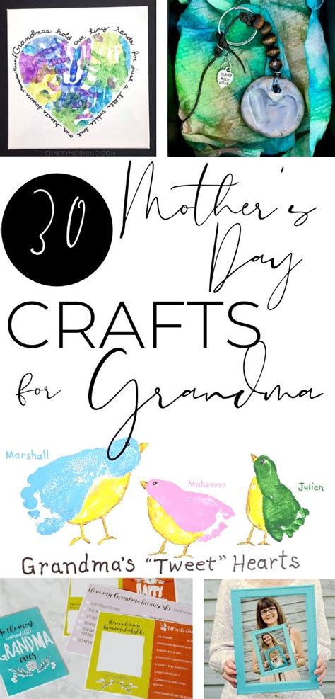 30 Completely Precious Mothers Day Crafts For Grandma Grandma Crafts