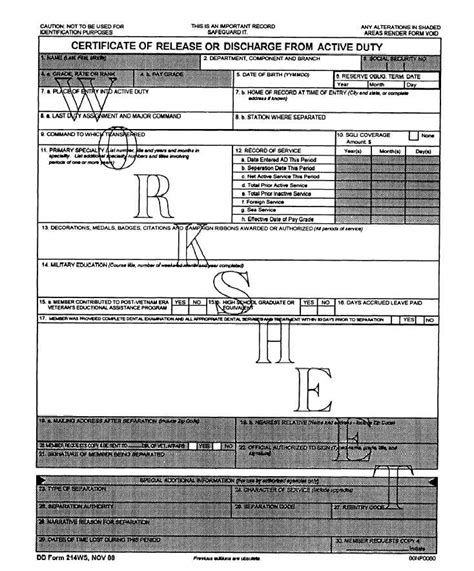 figure 5 25 certificate of release or discharge from active duty dd form 214