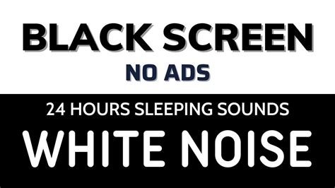 White Noise No Ads Sound For Deep Sleep And Deep Relaxation Black