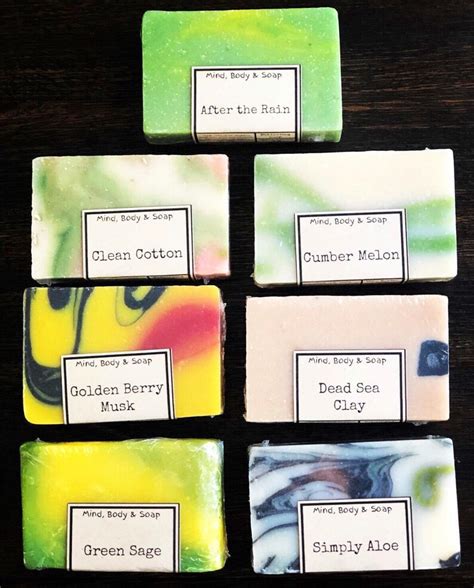 Large Soap Bars Handcrafted Soap Scented Soap Colorful Etsy
