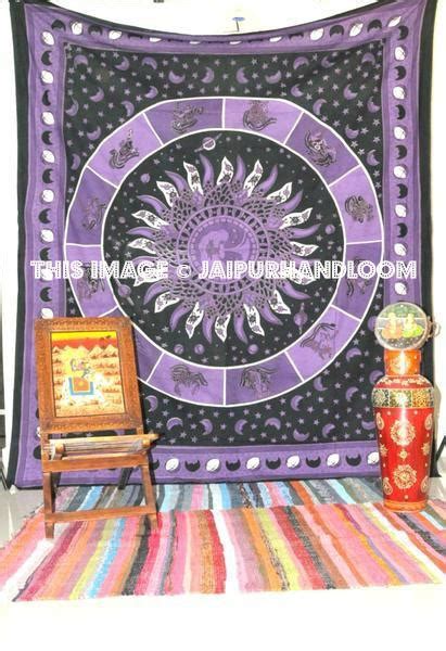 Sun And Moon Tapestry Purple Zodiac Tapestry Wall Tapestry For Dorms
