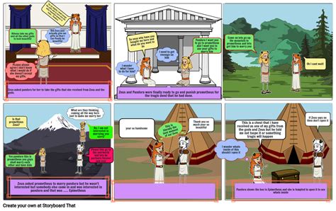Pandora S Box Comic Strip Storyboard By A Fd A