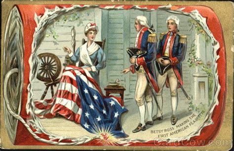 Betsy Ross Making The First American Flag Patriotic