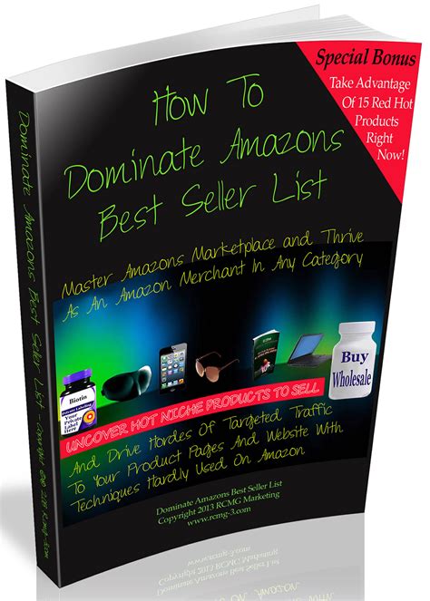 You will find the list in terms of their categories, reviews, sales history, etc. How To Dominate Amazon's Best Seller List Is Now Available ...