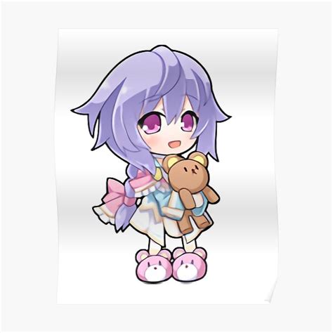 Chibi Plutia Poster For Sale By Swiftm0nkey Redbubble