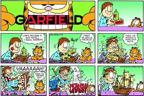 garfield daily comic strip on may 19th 1996 garfield cartoon garfield comics garfield and