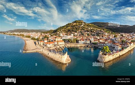 The Historic Port Of Nafpaktos Greece Stock Photo Alamy