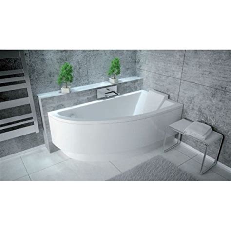 Practica Offset Corner Bath Space Saver 1400 X 700 Mm With Front Panel