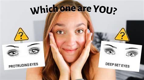 Protruding Eyes Vs Deep Set Eyes What Is Your Eye Shape Youtube