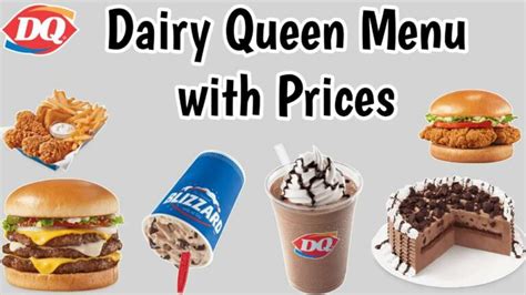 Dairy Queen Menu With Prices Usa Updated