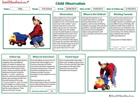 Image Result For Learning Story Observation Example Learning Stories