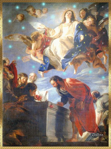 Najświętsza Maryja wśród aniołów Gify i obrazki na GifyAgusi pl